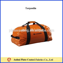 waterproof 100% polyester PVC Tarpaulin for zipped crampon bag